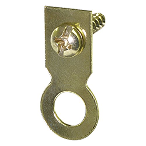 Image of Hillman AnchorWire Brass-Plated Steel Ring Hanger 1 lb. 4 pk Small