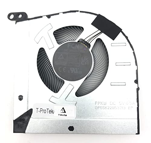 T-ProTek CPU Version Lüfter Kühler Fan kompatibel für Lenovo IdeaPad Gaming 3-15IAH7 (82S900QKGE)
