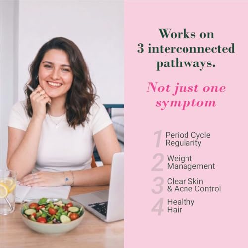 Image of PCOS Complete | Myo-Inositol 2000mg, D-Chiro Inositol (40:1), NAC, CoQ10 | Weight Management, Hormonal Balance, Period Cycle, Skin & Hair | PCOS Supplement & PCOS Drink for Women | Pack of 2 | 30 X 2 Sachets |