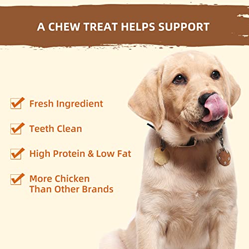 Jungle Calling Dog Treats, Chicken Wrapped Rawhide Sticks For Dogs, Delicious And Nutritious Training Reward Treats And Dog Chews Snacks, 6 Oz #TOP3