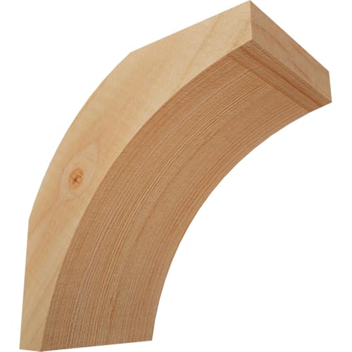 Ekena Millwork BRC04X06X06THR00SDF 3 1/2"W x 6"D x 6"H Thorton Smooth Knee Brace, Douglas Fir