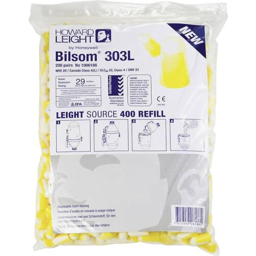 Howard Leight by Honeywell Bilsom 303L Schaumstoff-Ohrstöpsel...