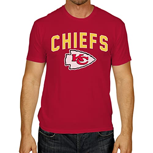 Team Fan Apparel NFL Home Team Tee - Gameday Adult T-Shirt - Pro Football Cotton & Polyester Shirt (Kansas City Chiefs - Red, X-Large)