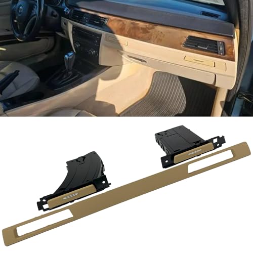 Set de 3 portavasos retráctiles beige para BMW E90-E93 2006-2013