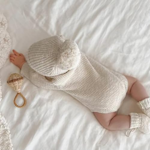 infant baby sweater romper and hat baby girl boy knitted sweatshirt pullover tops fall winter clothes baby boy girl outfit