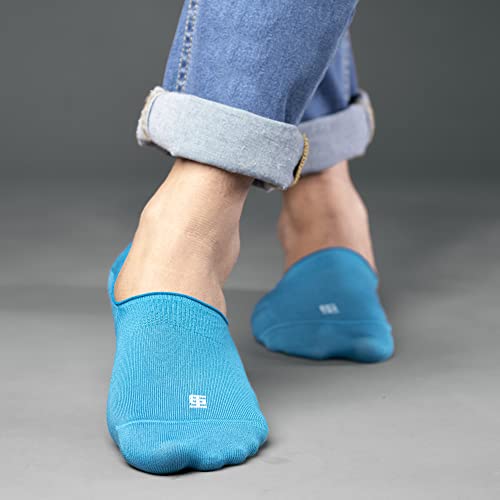 Image of SockSoho Premium Loafer Cotton Socks for MEN - (COLOR: Multicolor | Loafer Length | 7-12 UK Size)