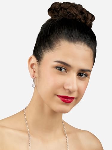 Women's Contemporary Cubic Zirconia Brass Drop Earrings