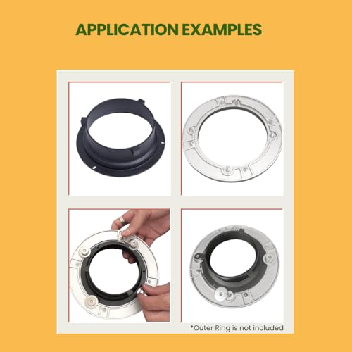 image for Fotoconic 135mm / 5.3 Inch Diameter Mounting Flange Speedring Ring Ada