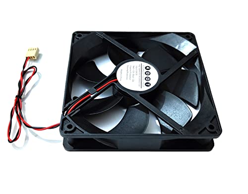 Image of 4 DOT FOURDOT COOLINGS DC Computer Cabinet Silent Cooling Fan 12V 120mm 12cm 5inch with Motherboard Connector - 2000RPM