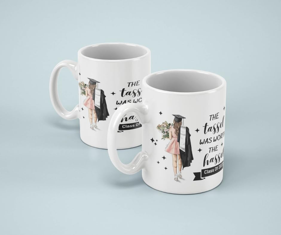 Image of Friendship Day Custom Photo Collage LED Lamp, Personalised Acrylic Night Light for Best Friends, Warm White, Wooden Base, Touch Control, Modern Style (White Mug)
