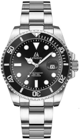 Mens Watches Stainless Steel Watches Men Waterproof Analog Quartz...