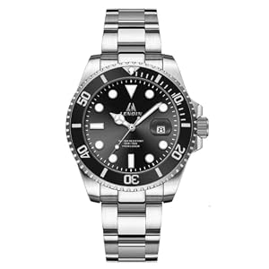 Herren Uhr Edelstahl Uhren Herren Wasserdichte Analog Quarz Uhr mit Datum