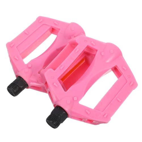 CLISPEED Pedales Bicicleta Antideslizantes Plástico Rosa Eje Central Estabilidad Compatibles Montaña