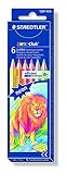 Lápiz de color jumbo de diseño triangular ergonómico para una escritura fácil y relajada