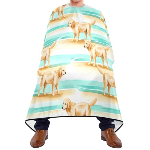 Capa de barbería impermeable para hombres Kigai Cute Dogs miniatura 1