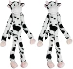Multipet's Swingin Slevin XXL Oversized 30-Inch Spotted Cow Plush Dog Toy