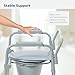 Drive Medical Steel Folding Frame Commode