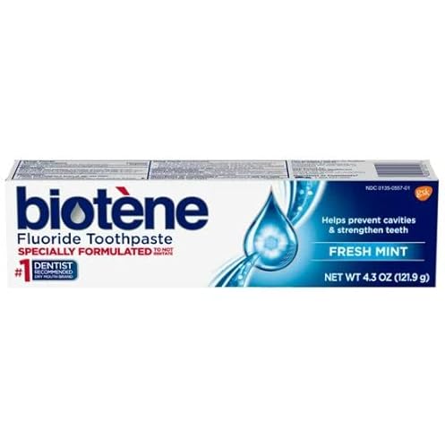 Biotene Toothpaste, Fresh Mint, 4.3 Ounce (Pack Of 3) #TOP7