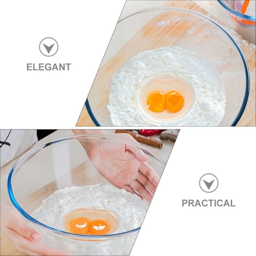 Bol en verre multifonction 4500ml pour cuisiner sans projections à table - 7