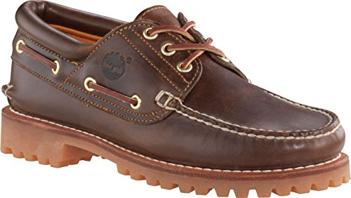 Image of Timberland Men's Authentic 3-Eye Lug Handsewn Boat Shoes