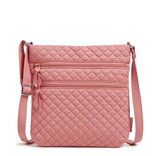 Image of Vera Bradley Women's Cotton Triple Zip Hipster Crossbody Purse