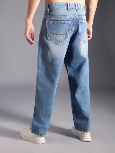 Image of HIGH Star Men's Regular Fit Mid Rise Jeans