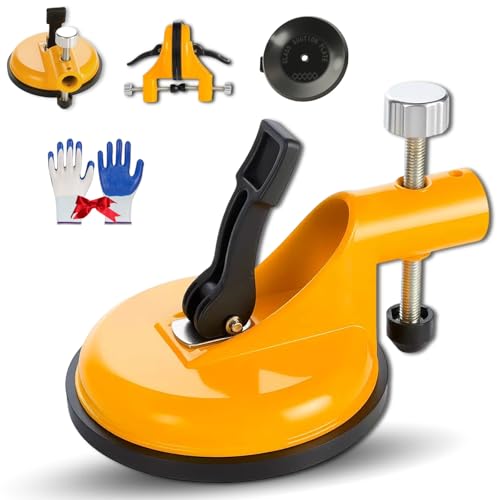 2026 New Adjustable Height Setter - Professional Countertop Leveling Tool, Precise Floor Gap Fixer Tool with Powerful Vacuum & Rubber Suction Grip, for Perfect Surfaces, for Granite, Marble (A)