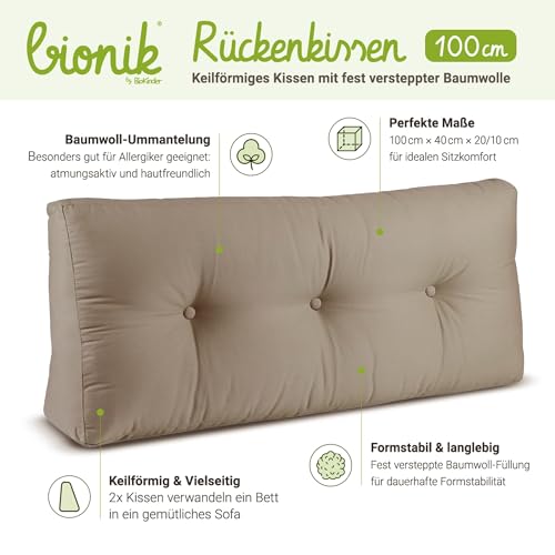 Rückenkissen von BioKinder 100 x 40 cm – Original Bionik