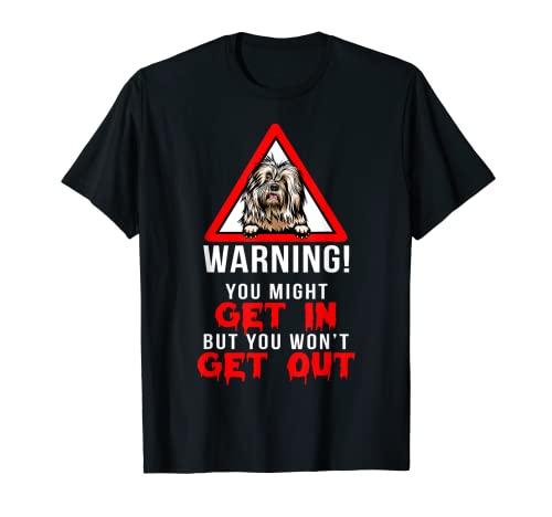 Funny Warning Old English Sheepdog Dog lover owner Gifts T-Shirt