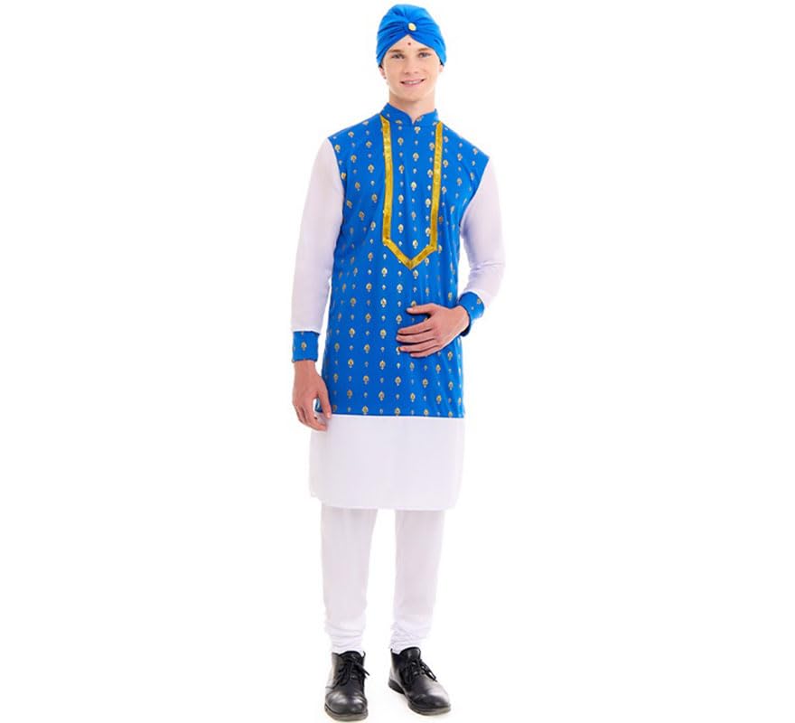 Partilandia Costume d'hindou Bollywood pour homme (taille L)