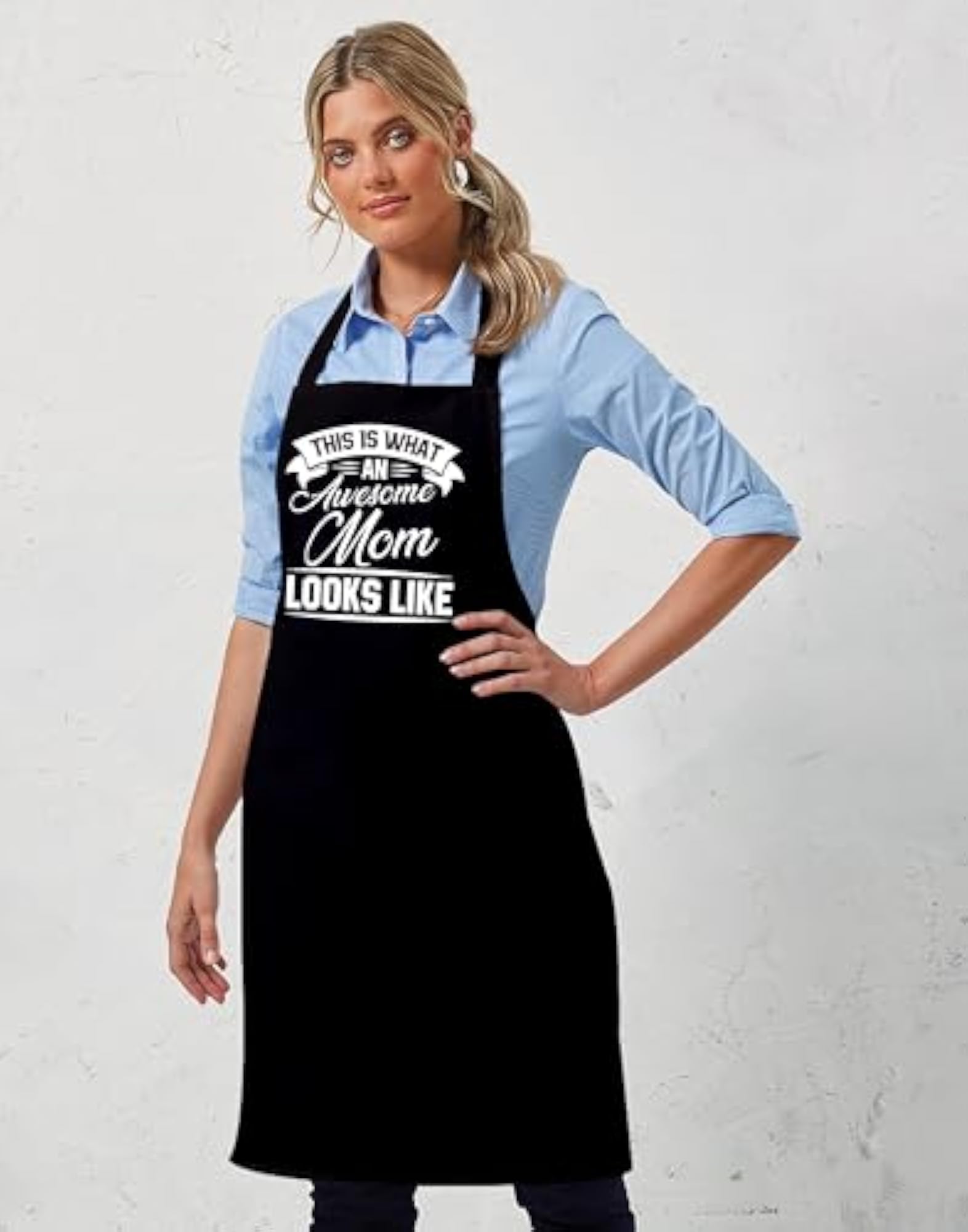Funny Cooking Apron for Women, Awesome MOM Gift