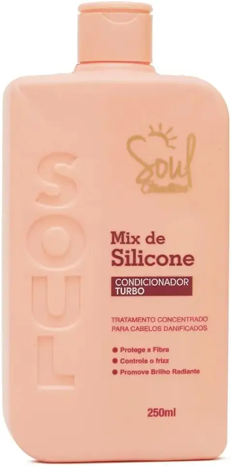 Condicionador Cabelo com Mix de Silicones Soul Cosméticos - Hidratação e Brilho