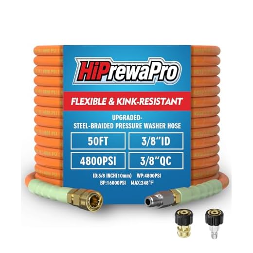 Durable 50 ft Pressure Washer Hose