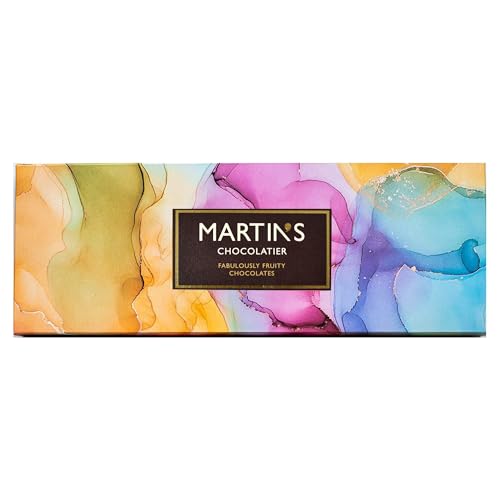 Martin’s Chocolatier Fabulously Fruity Signature Collection - Belgian & Dutch Luxury Chocolate Gift Box, 27 Pieces Milk Dark White Assorted Pralines & Truffles, 340g