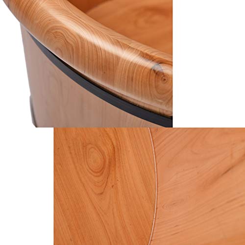 Baño de pies de madera cedro spa pedicure miniatura 4
