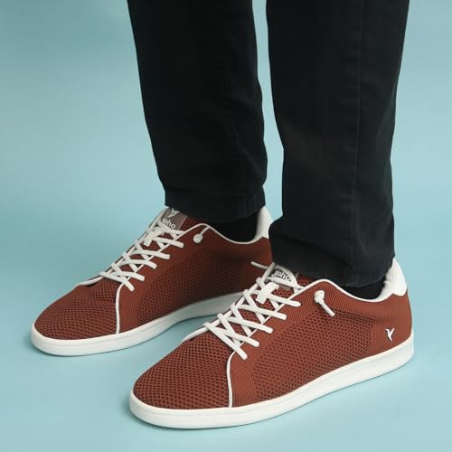 Image of YOHO Wind Sneakers for Men | Stylish Casual Shoes with Elastic Laces | Comfortable, Stretchable & Ultra-Lightweight | Premium Breathable Mesh Fabric