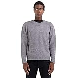 replay uk2517 maglione, m06 medium grey melange, l uomo