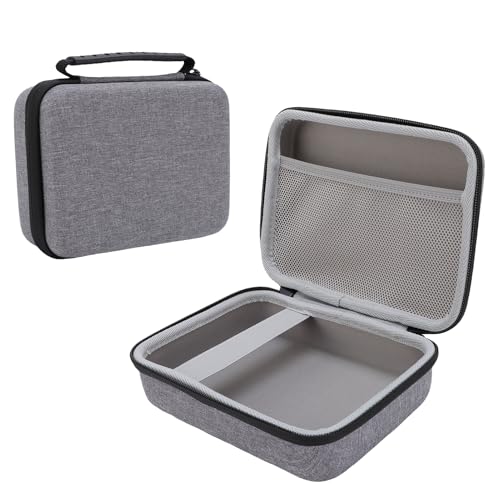 Plyisty Caso de Transporte para Meowyn, Estuche Viaje Duro con Mango Silicona y Bolsa de Malla, Organización Nebulizador Inhalador Mano para Almacenamiento Al Aire Libre y Doméstico