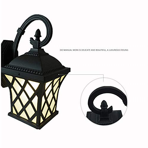 Lanterne murale extérieure LED E27 étanche résistant humidité et rouille - 6