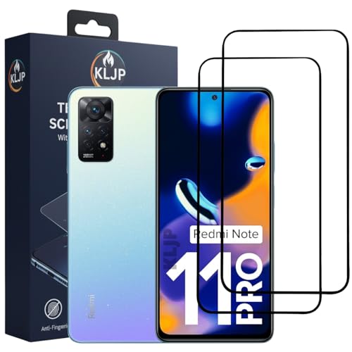 Image of Military-Grade Gorilla Tempered Glass For Redmi Note 11 Pro / 11 Pro Plus / 11 Pro Max / 10 Pro / 10 Pro Max /Mi 11X / Mi 11X Pro /Poco X4 Pro With Installation Kit | Black (Pack Of 2)