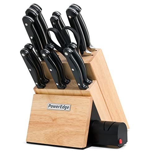 Everyday Solutions PowerEdge 15 Piece Knife Block Set With BuiltIn
