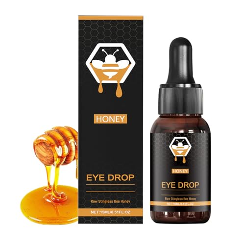 Gotas oftálmicas de miel holísticas, 15 ml. Gotas oftálmicas de miel Jimerito, gotas oftálmicas de miel de abeja sin aguijón, hidratantes y alivian la sequedad. (1pcs)