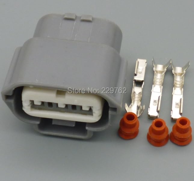 Yierxjwshx 3 Pin 2.2mm Car Waterproof Automotive Sensor Connector Plug 6189-0779 Ignition Coil Socket for Nissan BYD F0 - (Color Name: 100sets)
