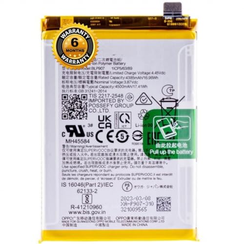 Image of Original BLP907 Battery for A96 Reno 7Z / F21 Pro / F21 Pro 5G / F21s PRO / F21s Pro 5G Battery with 6 Month Warranty** (N92)