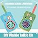 STEM Toys for Age 6-8-13 Crafts Kits Building Your Own Walkie Talkies for Kids Valentine Gifts for 6 7 8 9 10 11 12 13 14+ Years Old Boys Girls Teens Engineering DIY Electronics