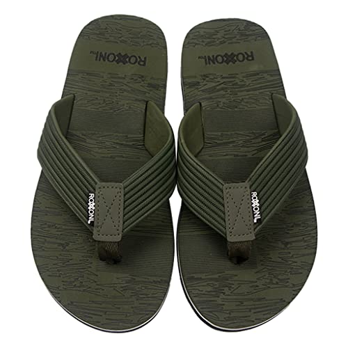 Roxoni Mens Thong Flip Flops Beach/Pool Outdoor Sandals3