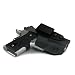 FoxX Holsters Deluxe Trapp Kydex IWB Holster - Kimber 1911 Ultra Carry II, Ultra TLE II Our Smallest Inside Waistband Holster Adjustable Cant & Retention, Concealed Carry Gun Holster Tuckable (Black)