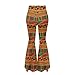 Amzbeauty African Tribal Print Bell Bottom Yoga Pants for Women Teen Girls Women's Flare Pants Plus Size Bootcut Yoga Pants