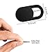 Trobing Webcam Cover, 3 Pack 0.03 inch Ultra Thin Laptop Camera Cover Slide Blocker Compatible for Computer Tablet Phone MacBook Air/Pro iPhone iMac iPad Surface Pro Echo Show (Black)