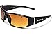 Black HD Vision Lens Driving Sunglasses Clear View